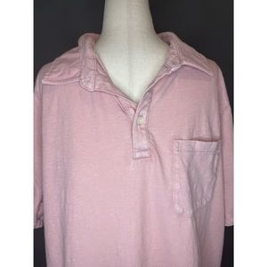 GOODFELLOW & CO pale blush polo style shirt